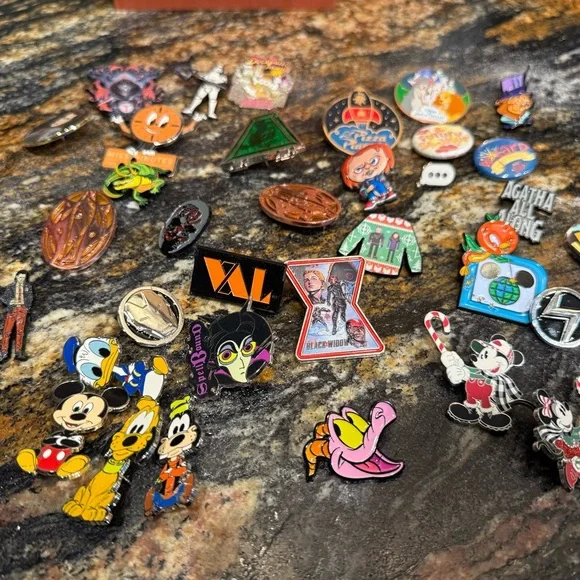 Colorful Assorted Collectible Pins - Picture 6 of 6